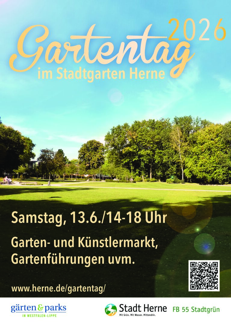 Mehr über den Artikel erfahren 13. Juni 2026 -Herner Gartentag-